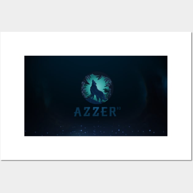 Azzer93 Twitch Tv Merch Wall Art by azzer93